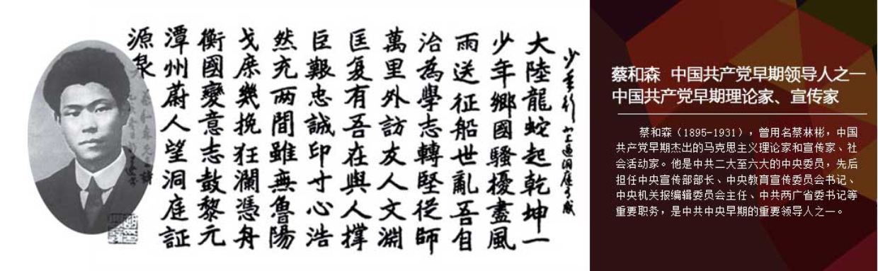 蔡和森丨中國共產(chǎn)黨工人運(yùn)動領(lǐng)袖